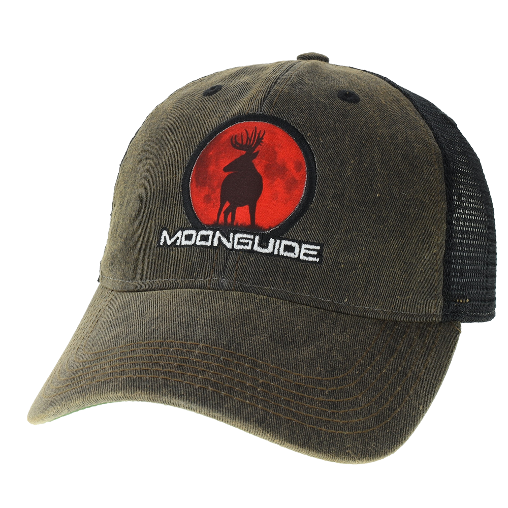 Blood Red logo hat – Moon Guide
