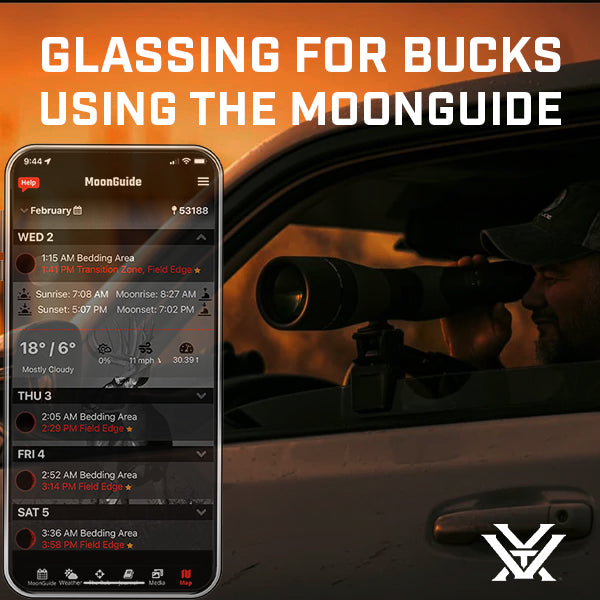 Using the MoonGuide App for Glassing Bachelor Bucks