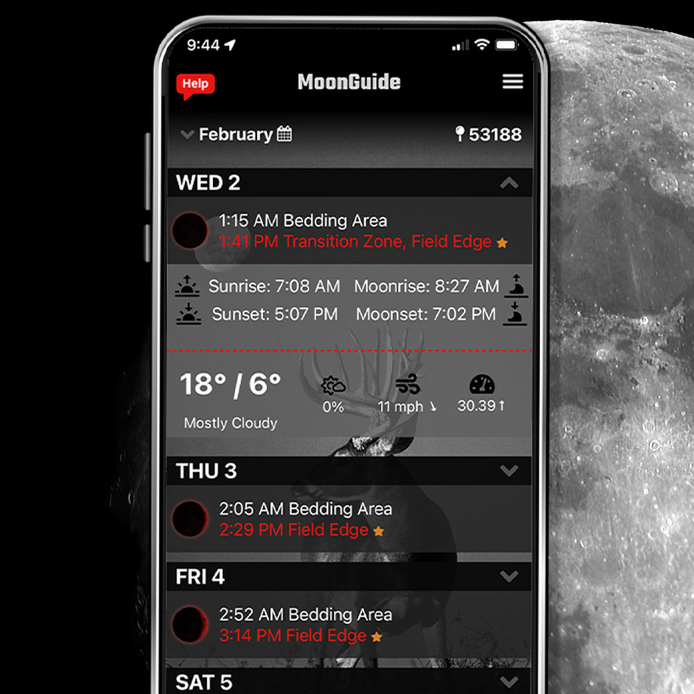 MoonGuide Hunting App